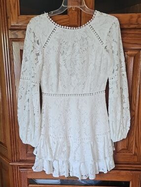 Nwt Hello Molly white lace dress sz.4/S/2